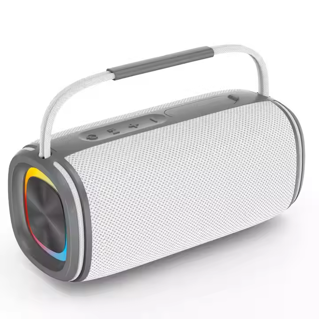 Mini Wireless RGB Subwoofer 2*5W Bass Woofer Speaker Outdoor FM Radio Active BT IPX6 Waterproof USB Portable Speaker