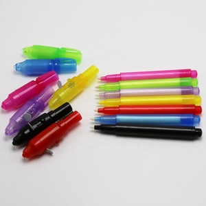 2024 नया बड़ा क्षमता रचनात्मक जादू नेतृत्व Uv हल्के गुप्त जासूसी पेन बच्चों के लिए अदृश्य स्याही पेन लाइट अप पेन लाइट अप पेन - Product Image 5