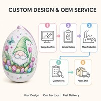 Œufs de Pâques en mousse pour décorer, œufs en polystyrène lisses pour la création de couronnes DIY