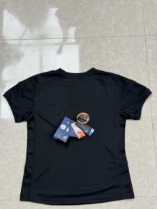 T-shirt tactique DF19 OD noir pour homme, été, extérieur, séchage rapide, respirant, super léger, manches courtes, polyester - Product Image 4