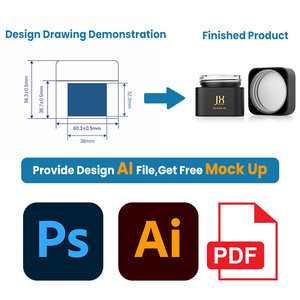 Tùy Chỉnh In Logo Kín Mùi Bằng Chứng 1Oz 2Oz 3Oz 4Oz Vuông Lọ Thủy Tinh Container Con Bằng Chứng Lọ Thủy Tinh Với Màu Đen Vít Mũ - Product Image 5
