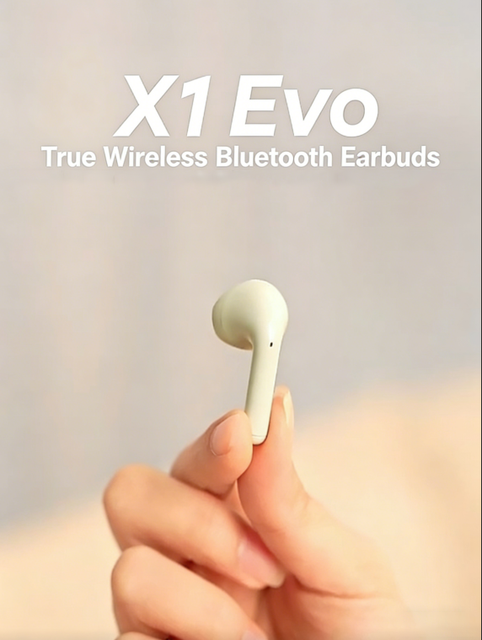 EDIFIER X1 Evo In-Ear for Headphones with Noise Cancellation IPX-5 Waterproof for Sports & Gaming