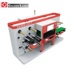 High Speed Laser Die Cutting and Creasing Machine for Scoring Paper Box with Dual Head