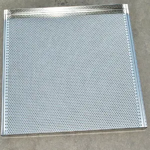 Customized Stainless Steel 304 Metal Mesh perforated dehydration baking tray Perforated Stainless Steel Metal Drying Tray