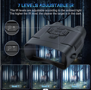 Lunettes de Vision nocturne <span class=keywords><strong>Jumelles</strong></span> de Vision nocturne infrarouge numérique 4K pour adultes Chasse Prendre <span class=keywords><strong>des</strong></span> <span class=keywords><strong>photos</strong></span> et <span class=keywords><strong>des</strong></span> vidéos Batterie rechargeable - Product Image 6