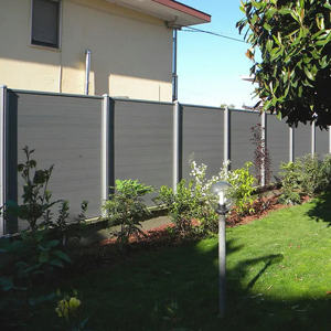 Clôture <span class=keywords><strong>en</strong></span> composite WPC pour la décoration <span class=keywords><strong>de</strong></span> la cour <span class=keywords><strong>de</strong></span> la villa, anti-parasites et anti-corrosion, pour l'extérieur - Product Image 6