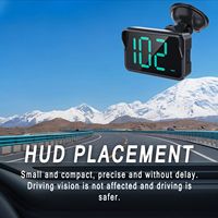 Affichage Tête Haute (HUD) LED Universel S9 2025 avec Garantie de 6 Mois pour GPS de Voiture, Compteur de Vitesse Beidou, Véhicule Électrique à Énergie Nouvelle