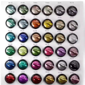 Poudre à ongles effet miroir chromé, pigment mica, poudre magique effet miroir pour nail art en gel acrylique - Product Image 4