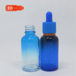 Botella de vidrio de color naranja brillante para masaje corporal con logotipo personalizado con tapón de rosca cuentagotas naranja - Product Image 3