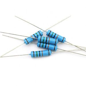 2W Kim Loại Phim Điện Trở 1% Năm Màu Vòng Điện Trở 100 Ohm 1K 10K 4.7K 100K 10 Ohm 1M - Product Image 1