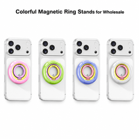 Support magnétique puissant N52 pour téléphone, compatible iPhone 18 17 16 15 14 12 Pro Max, pliable, rotation à 360 degrés, design coloré contrasté