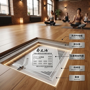 Film chauffant flexible en graphène CE 230V, norme européenne, OEM personnalisé, résistant à l'eau, pour usage en <span class=keywords><strong>parc</strong></span> - Product Image 5