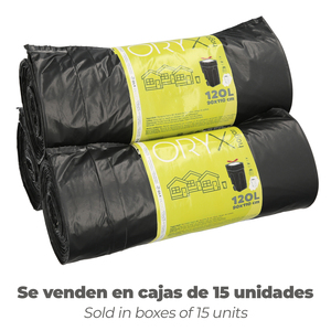 Sacchi per la Spazzatura Facili da Chiudere, 120 Litri, Rotolo da 10 Sacchi - Product Image 4
