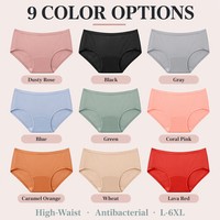 Culottes menstruelles respirantes en modal et Tencel pour femmes, anti-fuites, sans coutures, taille mi-haute, soyeuses, vente en gros