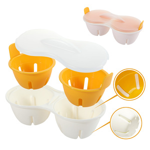 Cuociuova a Doppia Cavità per Uso Domestico nel Microonde con Funzione Multipla di Separazione del Tuorlo, Facile da Pulire - Product Image 4