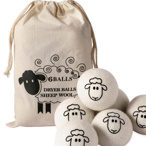 <span class=keywords><strong>Bolas</strong></span> de Lavandería Ecológicas para <span class=keywords><strong>Lavadora</strong></span>, Suavizante Orgánico, <span class=keywords><strong>Bolas</strong></span> de Secadora de Algodón con Bolsa de Cordón - Product Image 1