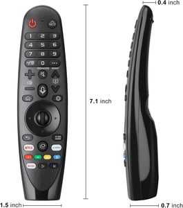 Télécommande universelle AKB75855501 MR20GA de remplacement, télécommande magique avec commande vocale et pointeur pour <span class=keywords><strong>téléviseur</strong></span> intelligent <span class=keywords><strong>LG</strong></span> OLED QNED <span class=keywords><strong>NanoCell</strong></span> Webos - Product Image 3