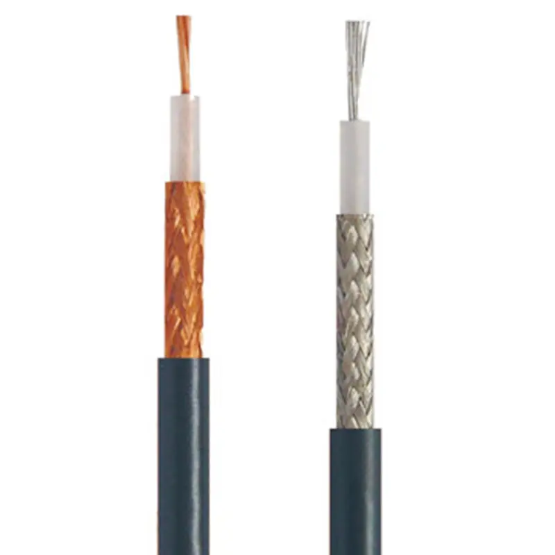 Coaxial TV Cable For catv And CCTV Camera SYWV 75-7-9 RG6/RG58/RG59PE physical foam insulated pvc sheathed