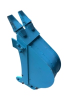 Bucket Batu Excavator untuk Kubota U30 (200) 3-3.5 Ton Standar/Scoop Suku Cadang Bucket Penggali Sempit Biru Buatan Cina