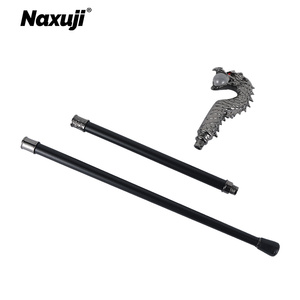 <span class=keywords><strong>Canne</strong></span> de randonnée de luxe en alliage avec tête de dragon et boule de cristal, embout en caoutchouc - Product Image 5