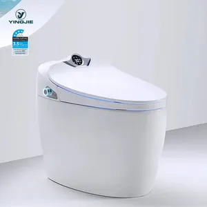 Modern advanced ceramic bathroom self clean electric bidet toilet intelligent wc automatic flush smart japanese toilet