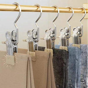 Pinzas de Ropa de Acero Inoxidable al por Mayor con Gancho, Organizador Portátil para Colgar Ropa - Product Image 2
