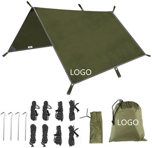 Wuqi — hamac de camping en Nylon 210T 70D, équipement d'extérieur avec <span class=keywords><strong>moustiquaire</strong></span> et bâche de pluie - Product Image 4