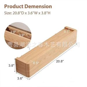 Wooden <b>wall</b> <b>shelf</b> for living room ornaments, entryway key storage rack, coat rack, <b>wall</b>-<b>mounted</b> storage unit - Product Image 4
