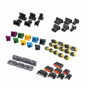 Connecteur automobile étanche à 2 broches, faisceau de câbles électriques, fiches et boîtiers de terminaison PBT GF30, accessoires 12129487 - Product Image 3