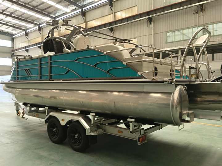 Australian 22ft 28ft 35ft Pontoon Boat Trailer Floating Two and Three ...