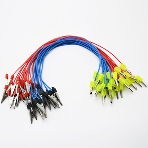 Cable físico / conector hueco en un extremo y pinza de cocodrilo en el otro / poste de conexión / conector cuadrado / para circuito eléctrico - Product Image 1
