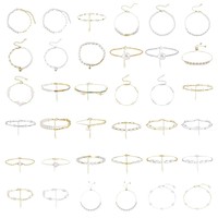 Bracelet en argent pur S925 fait à la main avec des perles d'eau douce naturelles de style baroque français, vente en gros