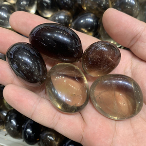 도매 자연 고품질 연기가 자욱한 석영 넘어 Gravels 돌 풍수 홈 장식 - Product Image 1