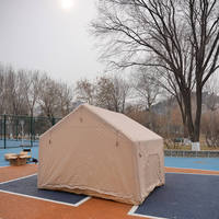 NOUVEAU Camping en plein air 7.5 ㎡   Tente de camping gonflable imperméable, portable, pour 5 personnes, idéale pour les fêtes et les voyages