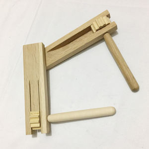 Castalettes en bois à manivelle, bruiteuses, à main, pour faire du bruit, jouets traditionnels - Product Image 4