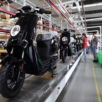 Ligne de production complète clé en main pour motos électriques, ligne d'assemblage automatique de motos électriques pour usine de motos électriques