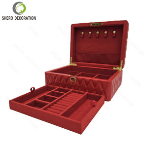 Estuches para Joyería Personalizados Nuevos de 2026, Estuche de Viaje para Joyas, Exterior de Cuero PU, Interior de Terciopelo - Product Image 6