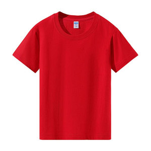 T-shirt personnalisé pour enfants, 190g coton, couleur unie, manches courtes, vêtements de loisirs, vente en gros - Product Image 4