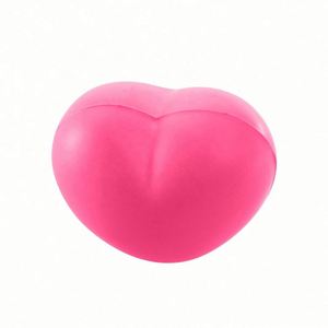 Advertising Promotion Custom LOGO Cute PU Foam Eco-Friendly Release Pressure <b>Squeeze</b> <b>Ball</b> Heart Shape Stress Reliever - Product Image 4