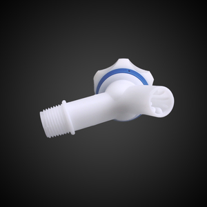 YUNSU Outdoor Plastic <b>Tap</b> Dual Outlet White Water <b>Valve</b> Replacement Part Minimalist Design - Product Image 4