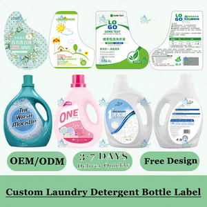 Tùy Chỉnh Dính Sticker Giặt Chất Tẩy Rửa Nhãn Chai Cho Dầu Gội Đầu Và Mỹ Phẩm Chất Lỏng Cho Rửa Bao Bì Chất Lỏng - Product Image 5