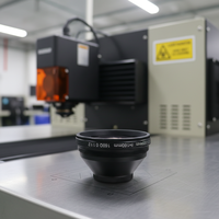 Lente de campo para marcado láser de fibra, lente de plotter para corte de metal, espejo de enfoque 1064nm DC24V para máquina de marcado láser