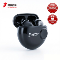 Écouteurs Bluetooth TWS, écouteurs sans fil avec étui d'affichage de la batterie LED, micro intégré et appairage automatique pour iPhone Android