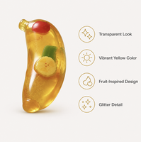 Jouet anti-stress en forme de banane en TPR/PU, à presser, à rebond lent, pour la décompression, autre technique, cadeau du Zhejiang