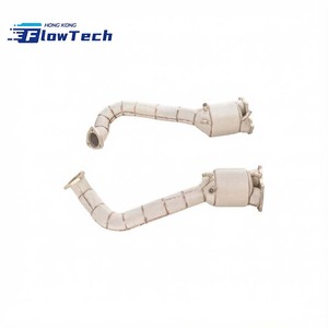 Sistema de escape de alto rendimiento con downpipe para Porsche 718 GT4 GTS Spyder 4.0L, acero inoxidable 304, ajuste directo, Euro 5, 200 celdas - Product Image 4