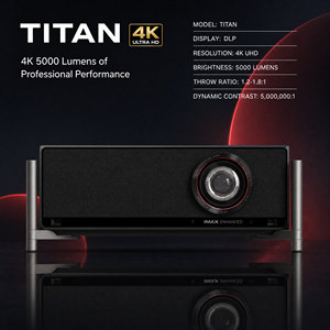 Proyector Láser XGIMI TITAN 4K Nativo, 5000 Lúmenes, DLP 2026, Proyector de Cine en Casa con Google TV Stick, Láser Dual, Proyector 3D - Product Image 1