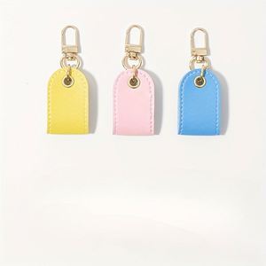 Simple Cute Pet <b>Tag</b> on Collar Pet <b>ID</b> Name <b>Tag</b> for Outdoor Walking Pu Leather Crafts Dog Labels - Product Image 2