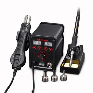 TGK SR8586 LED Digital Display Mobile Rework Hot Air Gun Soldering Station Smd Bga Rework Station