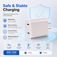 Cargador Rápido USB con Salida PD 3.0 9V/3A para iPhone 16 15 Pro Max 13 12 11, Compatible con Puerto Tipo-C, Material GAN, 1 Año de Garantía