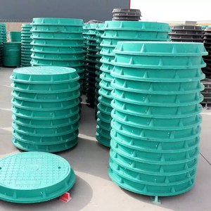 Tapa de Alcantarilla Redonda Cuadrada Negra de Hierro Dúctil D400 EN1433 de 60x60 Personalizada de la Marca SG para la Seguridad del Tráfico Vial - Product Image 3